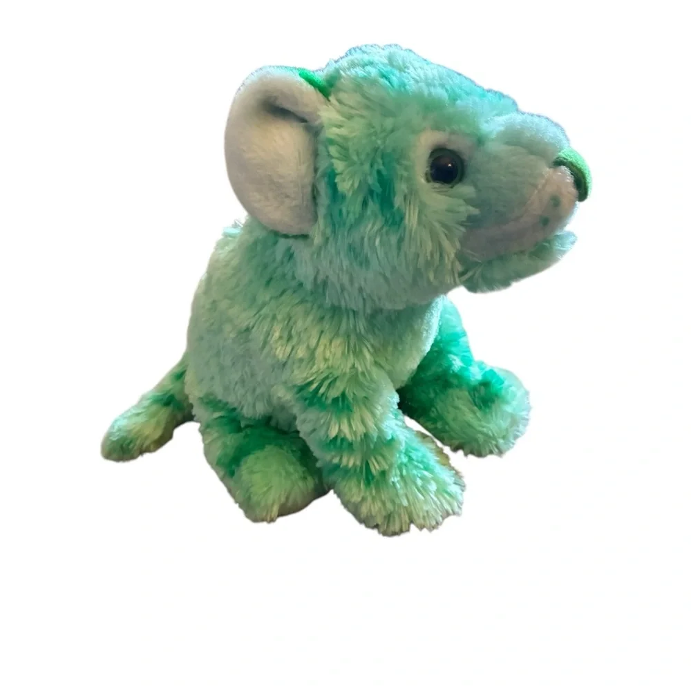 Wild Republic Vibes Mint Green‎ Tiger Plush 12”